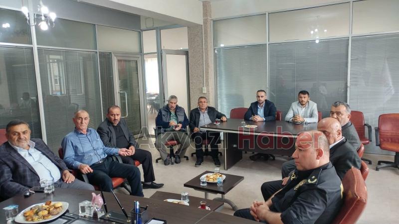 İlçe Emniyet Müdüründen  AK Parti İlçe Başkanlığına  iadeyi ziyaret