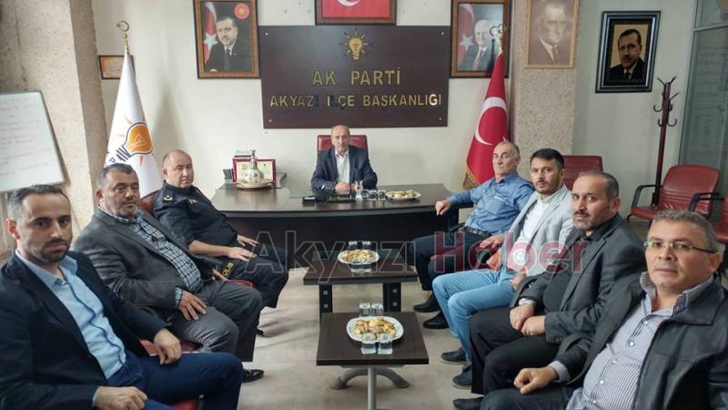 İlçe Emniyet Müdüründen  AK Parti İlçe Başkanlığına  iadeyi ziyaret