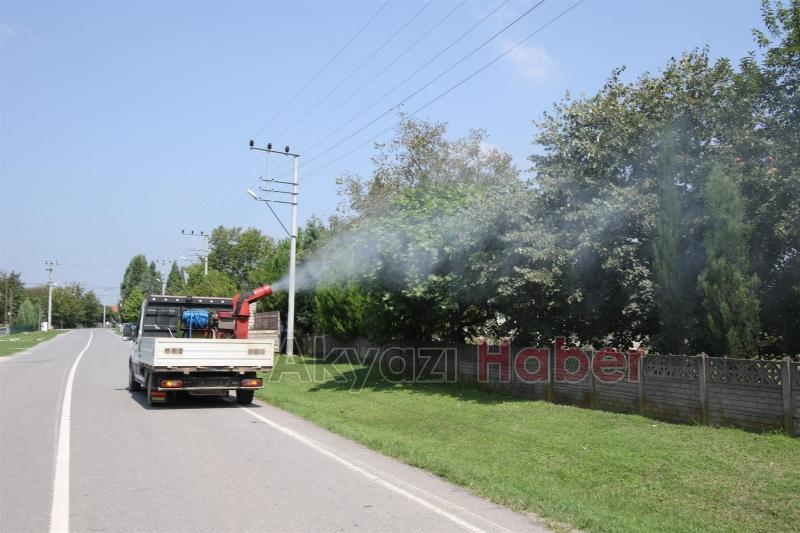 İLÇE GENELİNDE TIRTIL VE KELEBEK İLAÇLAMALARINA HIZ VERİLDİ