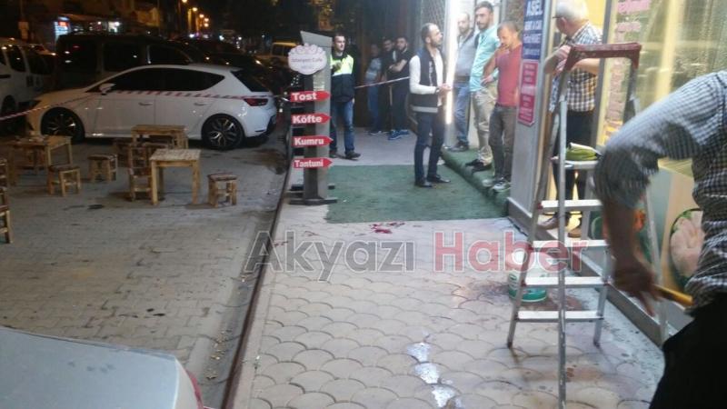 İlçe merkezinde silahlı saldırı 2 yaralı