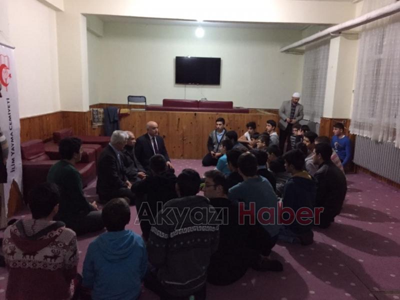 İlçe Milli Eğitim Müdürlüğünden İlim Yayma Yurduna Ziyaret