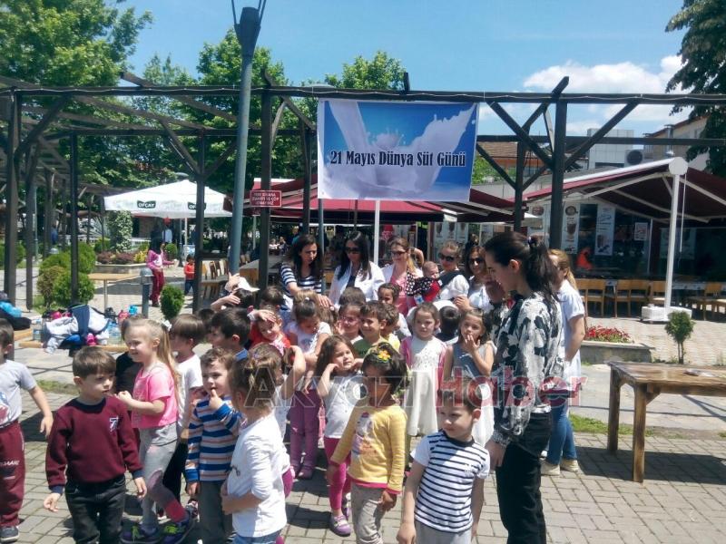 İlçe Sağlık Ekipleri Çocuklara Sütün Önemini Anlattı
