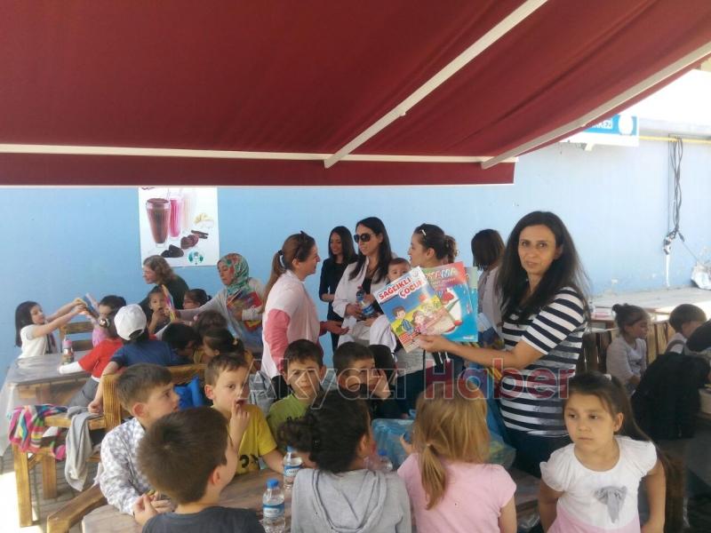 İlçe Sağlık Ekipleri Çocuklara Sütün Önemini Anlattı