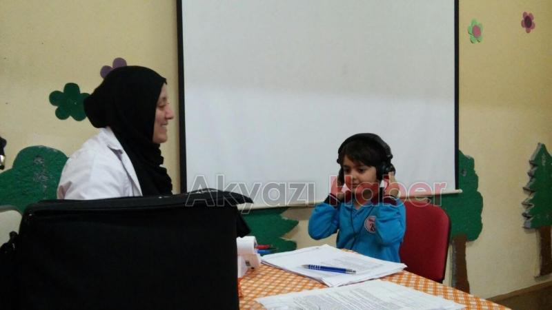 İlçe Sağlık Ekipleri İşitme Taraması Yaptı