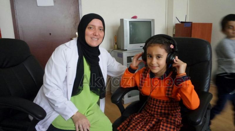 İlçe Sağlık Ekipleri İşitme Taraması Yaptı