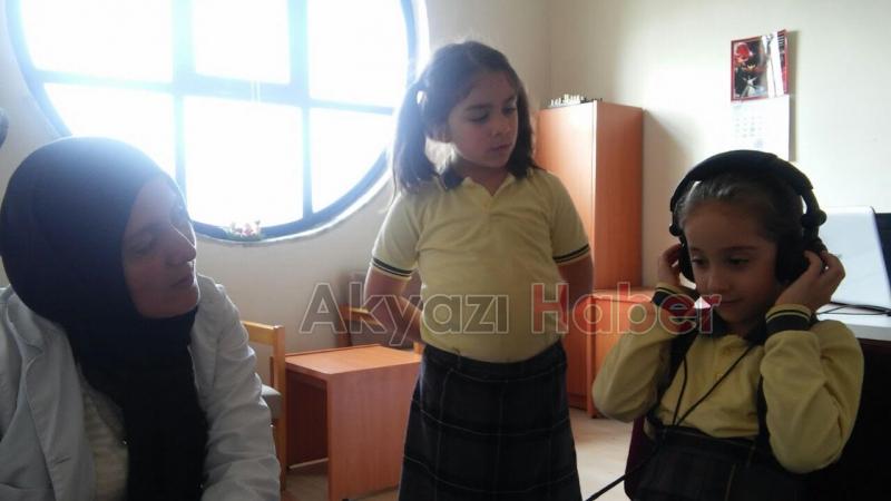 İlçe Sağlık Ekipleri İşitme Taraması Yaptı