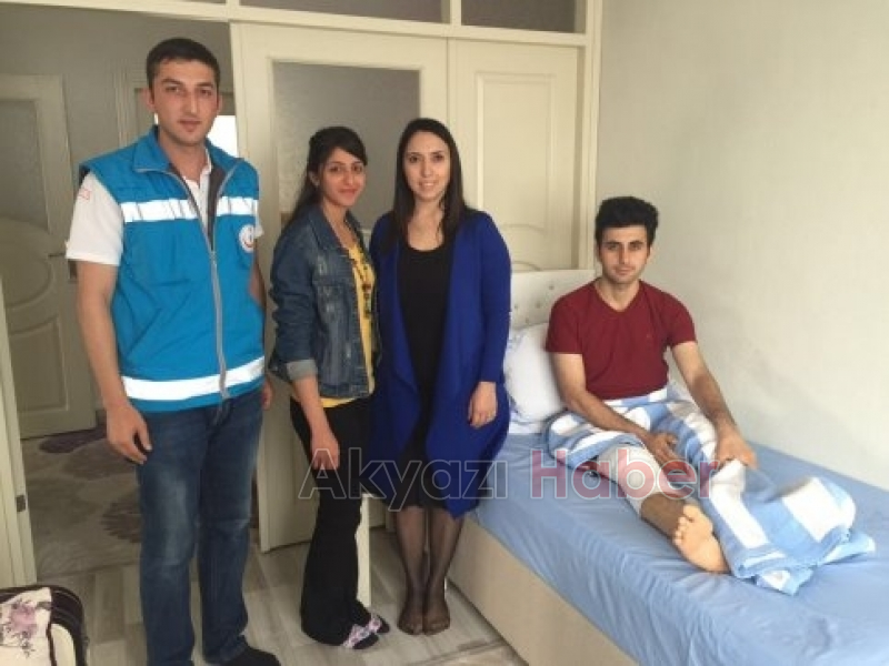 İlçe Sağlık Nusaybin Gazisini Ziyaret Etti