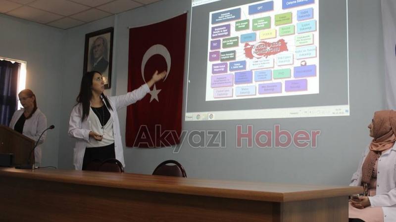 İlçe Sağlıktan Aids Hastalığı Semineri