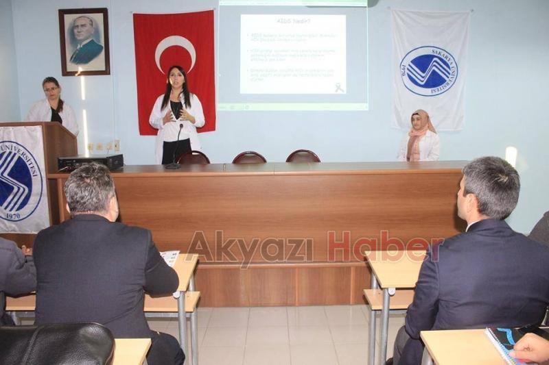 İlçe Sağlıktan Aids Hastalığı Semineri
