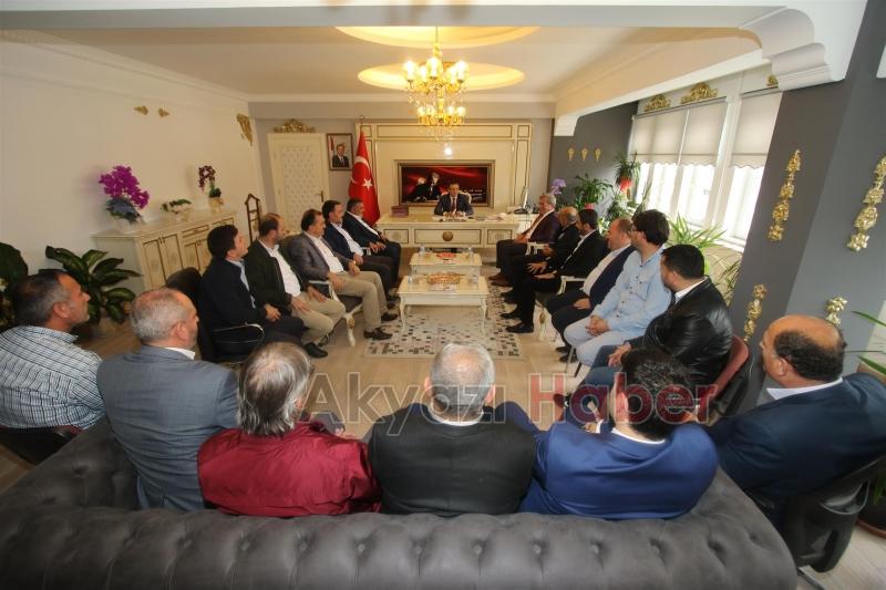 İLÇEMİZE ATANAN KAYMAKAM VE EMNİYET MÜDÜRÜNÜ ZİYARET