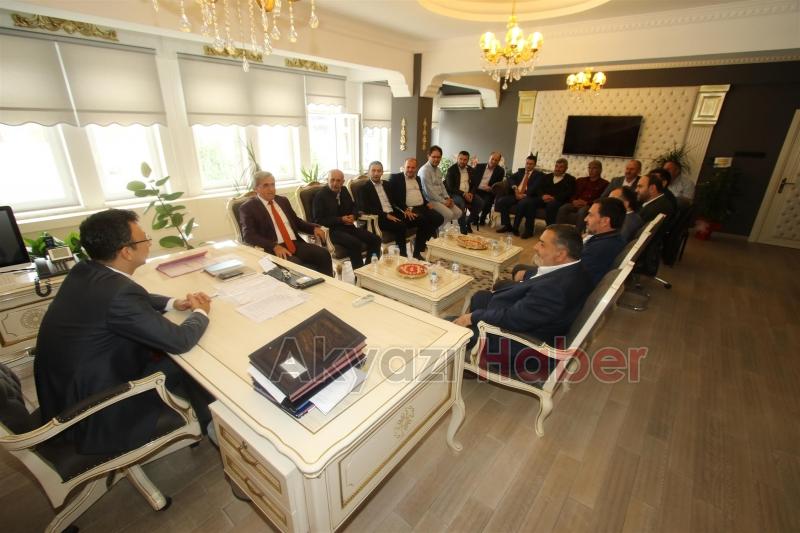 İLÇEMİZE ATANAN KAYMAKAM VE EMNİYET MÜDÜRÜNÜ ZİYARET