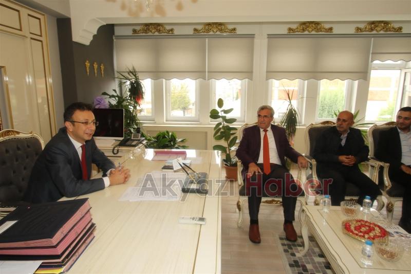 İLÇEMİZE ATANAN KAYMAKAM VE EMNİYET MÜDÜRÜNÜ ZİYARET