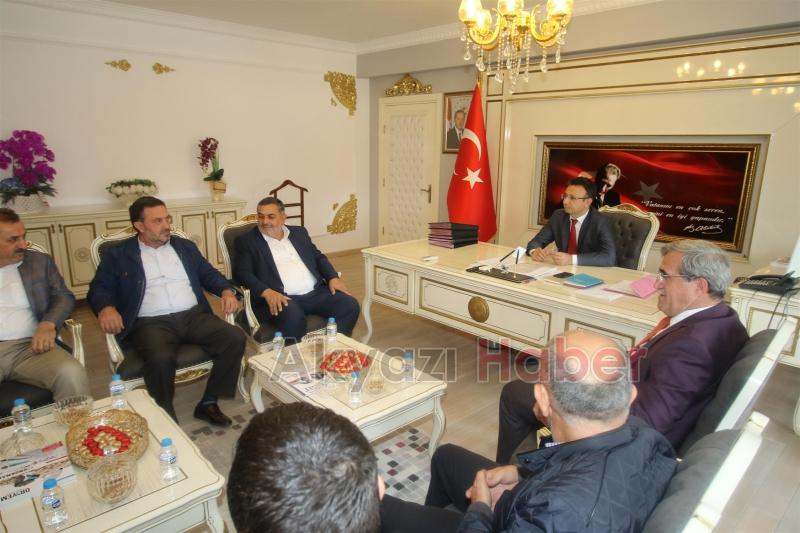 İLÇEMİZE ATANAN KAYMAKAM VE EMNİYET MÜDÜRÜNÜ ZİYARET