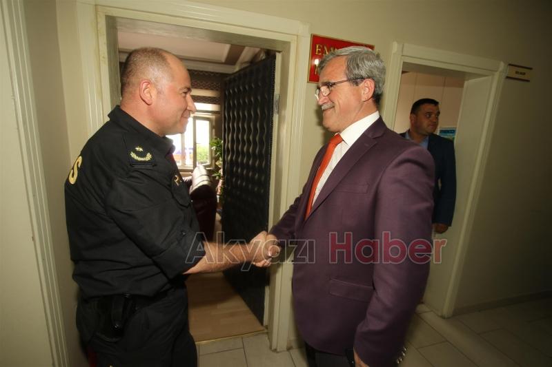 İLÇEMİZE ATANAN KAYMAKAM VE EMNİYET MÜDÜRÜNÜ ZİYARET