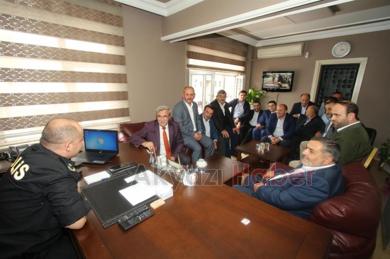 İLÇEMİZE ATANAN KAYMAKAM VE EMNİYET MÜDÜRÜNÜ ZİYARET