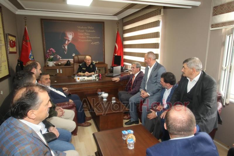 İLÇEMİZE ATANAN KAYMAKAM VE EMNİYET MÜDÜRÜNÜ ZİYARET