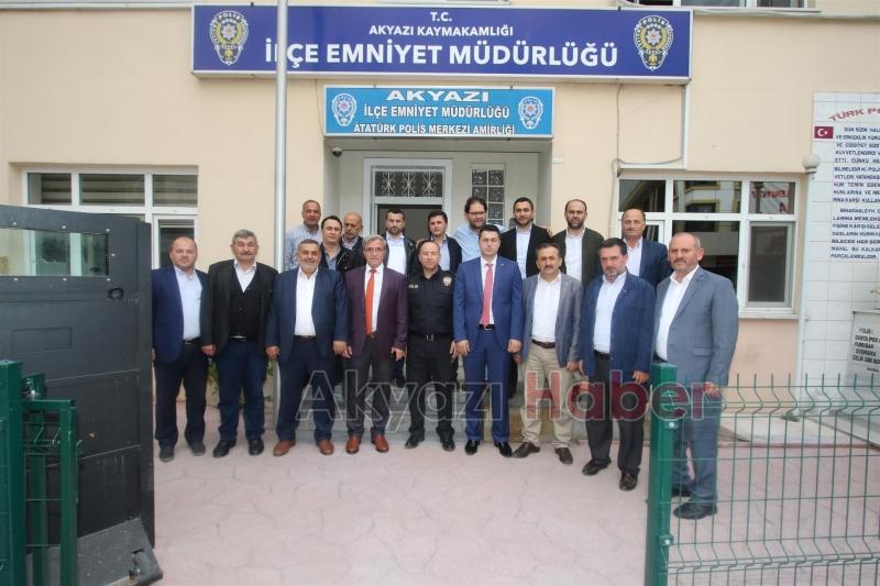 İLÇEMİZE ATANAN KAYMAKAM VE EMNİYET MÜDÜRÜNÜ ZİYARET