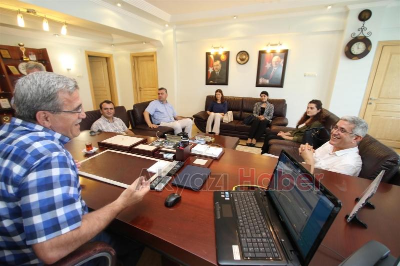 İlçemize Yeni Atanan Cumhuriyet Savcısı Ve Hâkimlerden Başkan Akcan’a Ziyaret
