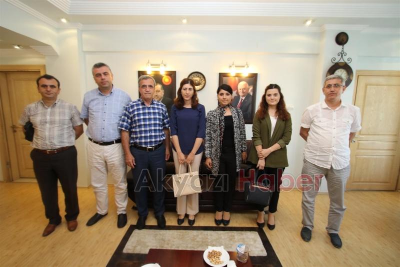 İlçemize Yeni Atanan Cumhuriyet Savcısı Ve Hâkimlerden Başkan Akcan’a Ziyaret