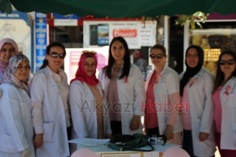 İlçe Sağlık Müdürlüğü Kanser Haftasında Vatandaşları Bilgilendirdi