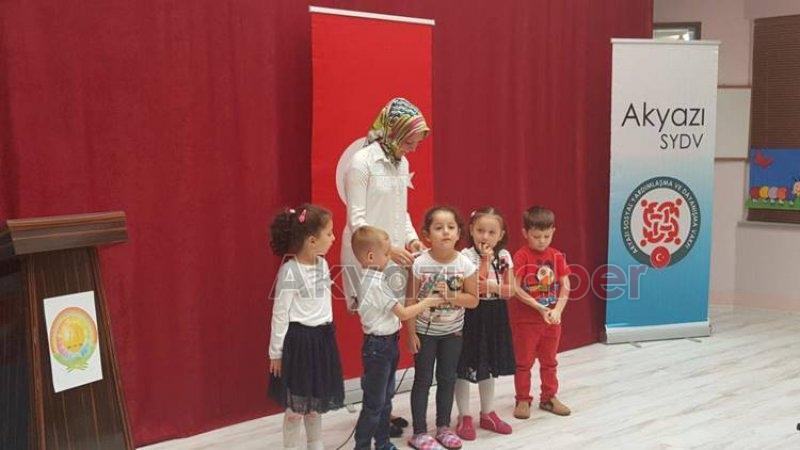 İNÖNÜ ANAOKULUNDA SOSYAL DESTEK PROJESİ PROGRAMI YAPILDI