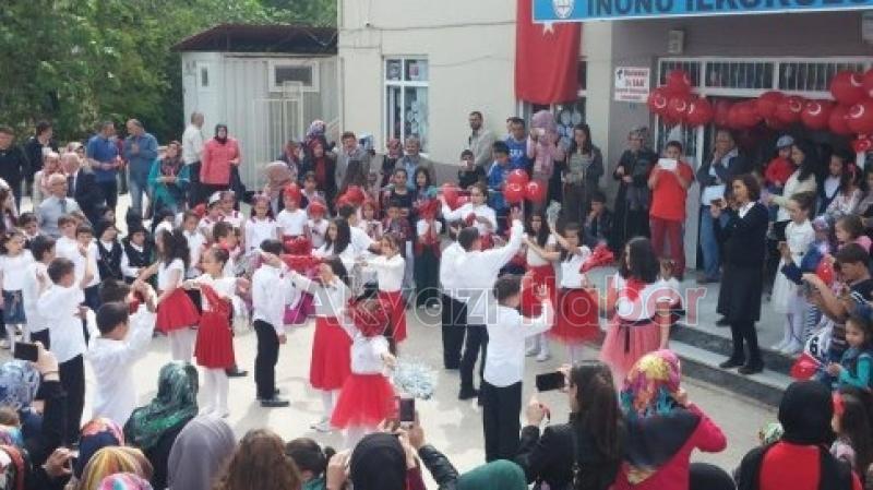 İnönü İlköğretim Okulu 23 Nisanı Coşkuyla Kutladı