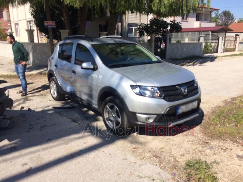 İnönü Mahallesinde Kaza