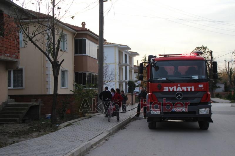 İnönü Mahallesinde Yangın
