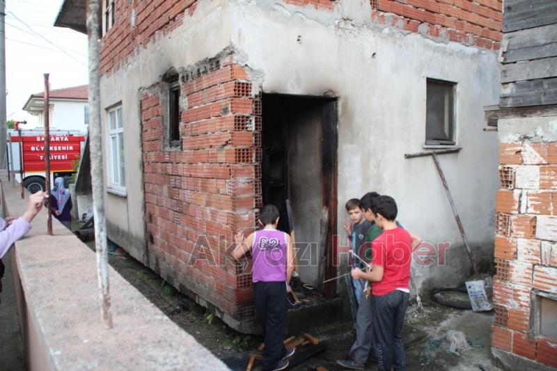 İnönü Mahallesinde Yangın