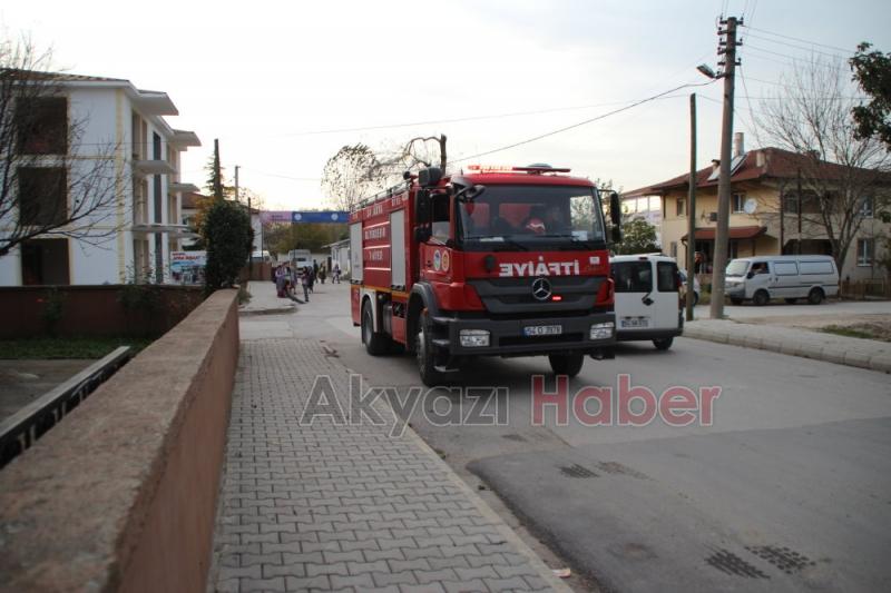 İnönü Mahallesinde Yangın