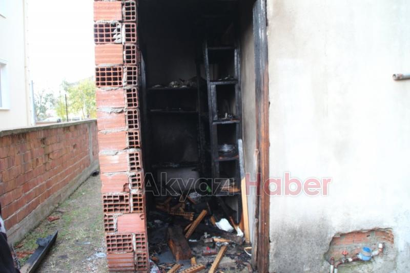 İnönü Mahallesinde Yangın