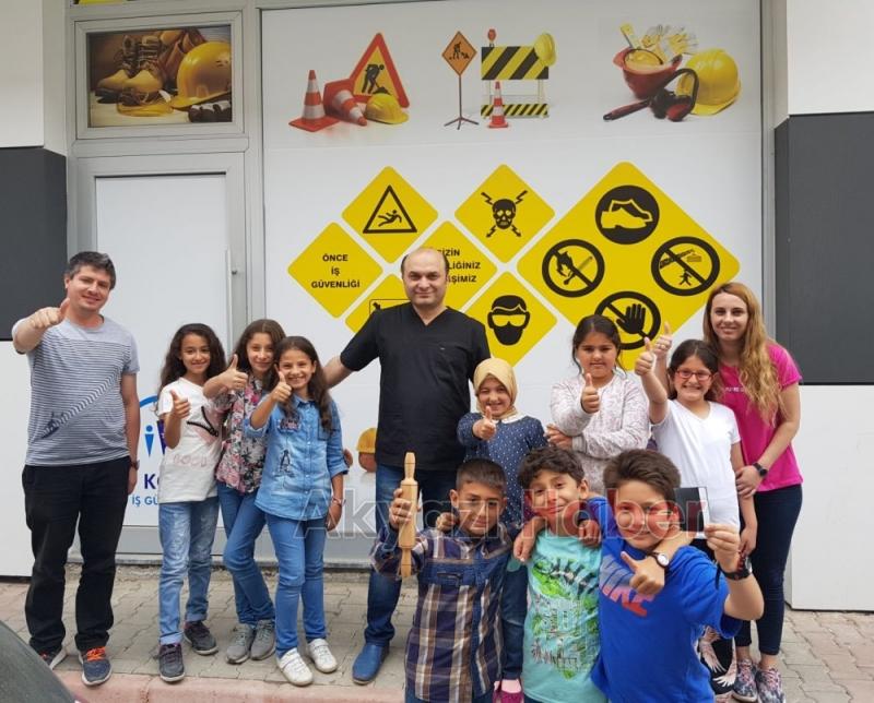  İş Güvenliğinin Önemi Çocuklara Uygulamalı Olarak Anlatıldı