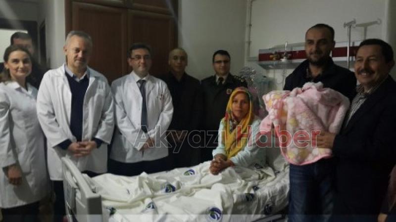 İşte yeni yılın ilk bebeği