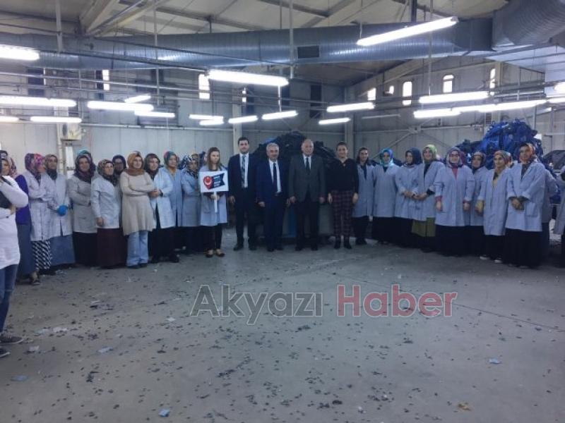 İSTİHDAM SEFERBERLİĞİ KAPSAMINDA FABRİKALARA ZİYARETLER