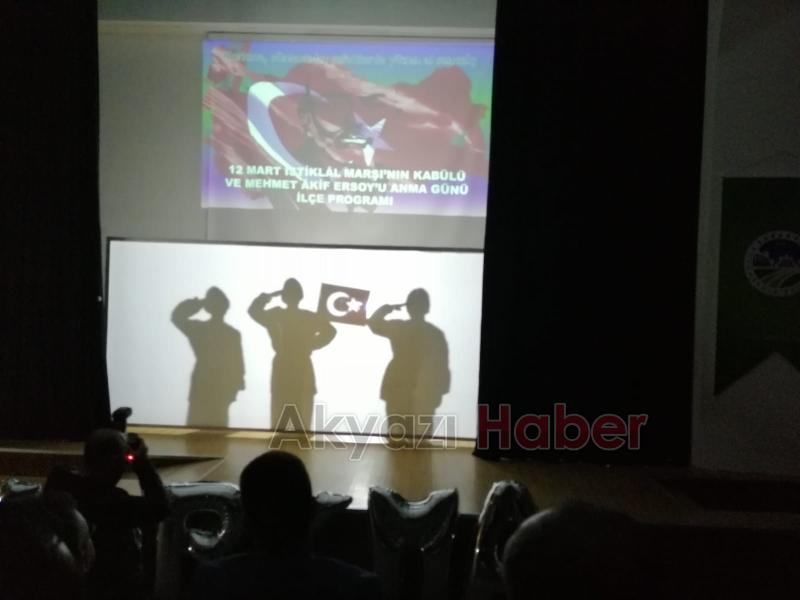 İstiklal Marşının Kabulü ve Mehmet Akif Ersoyu anma programı düzenlendi