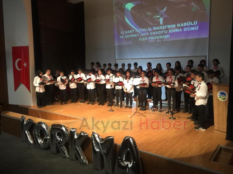 İstiklal Marşının Kabulü ve Mehmet Akif Ersoyu anma programı düzenlendi