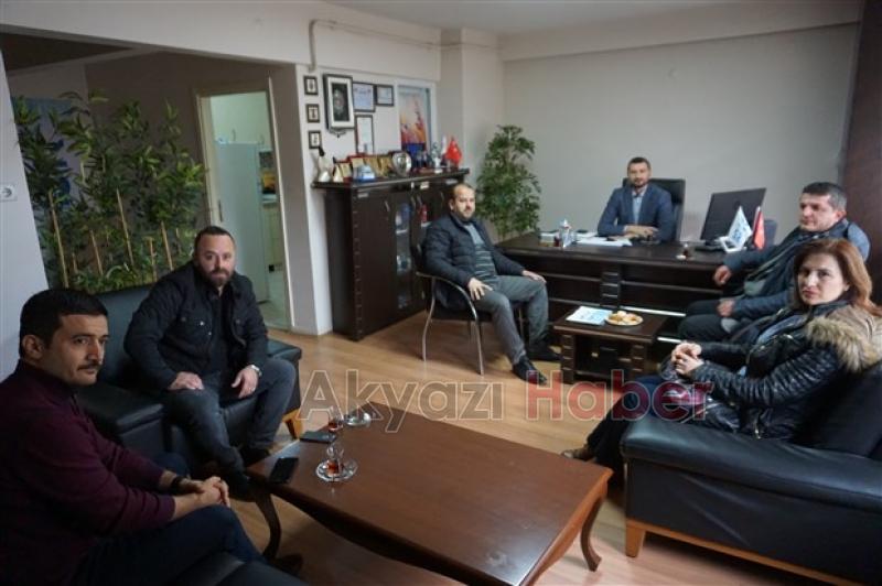 İYİ Parti Akyazı İlçe Teşkilatı’ndan Akyazı Haber’e Ziyaret