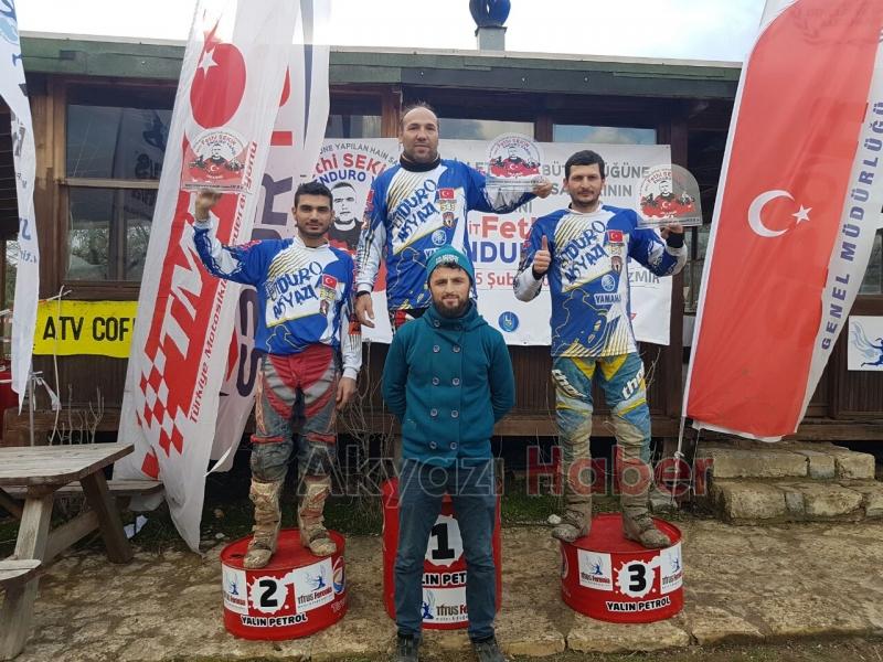 İzmir Enduro Yarışında 2 Akyazılı Derece Yaptı