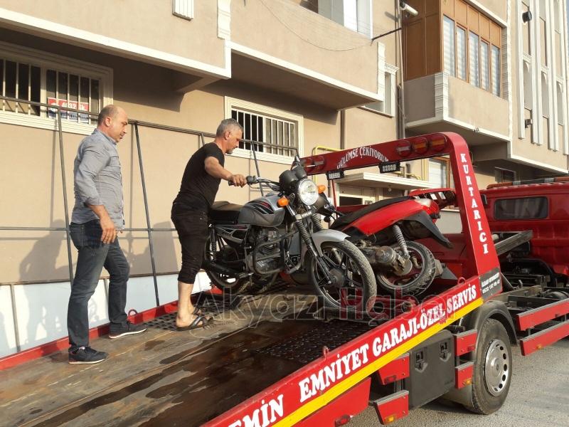 Jandarma Ekipleri Çalıntı 2 Motora El Koydu