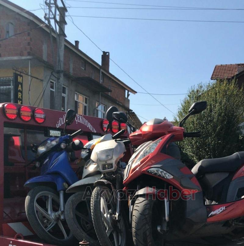 Jandarma Motosiklet Sürücülerine Ceza Yağdırdı