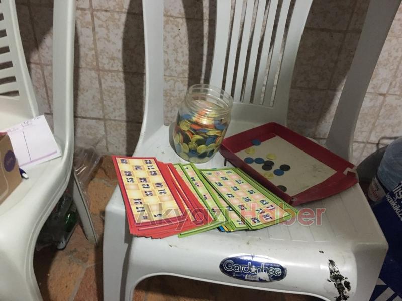 Yasa Dışı Tombala Oynanan Mekana Jandarma Baskını