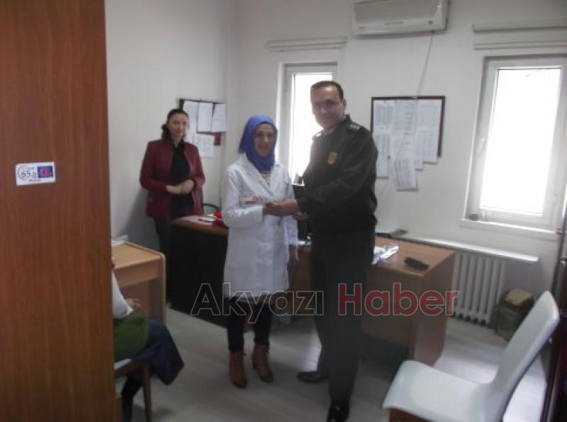 Jandarmadan Ebe Hemşirelere Ziyaret