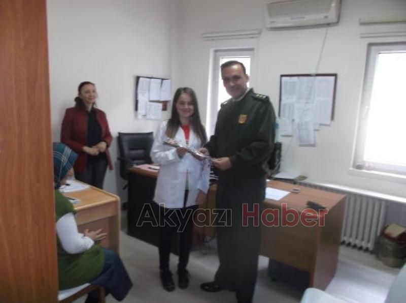 Jandarmadan Ebe Hemşirelere Ziyaret