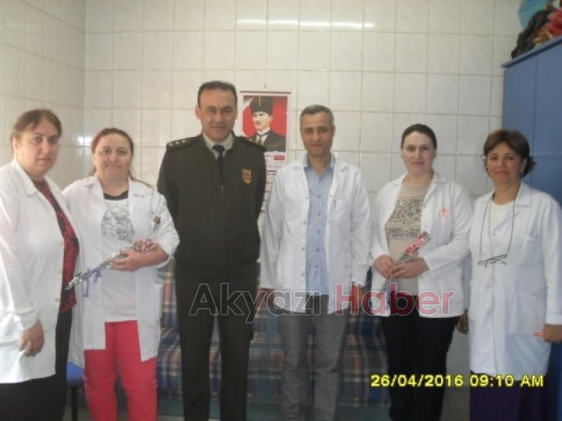 Jandarmadan Ebe Hemşirelere Ziyaret