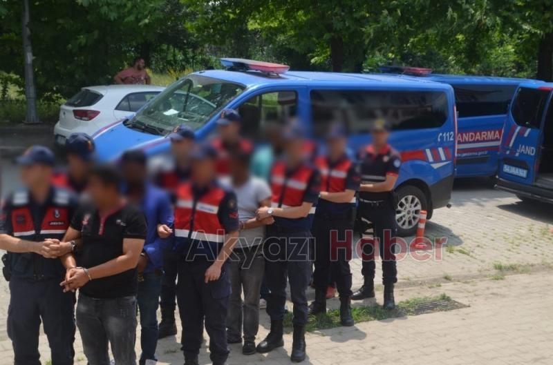 Akyazı jandarma hırsızlık çetesini çökertti