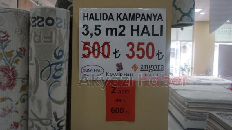 Kahya Halıcılıkta Zam Yok İndirim Üstüne İndirim Var