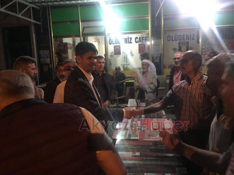  Kalaylı ve Akcan Pazarköy Halkıyla Sohbet Etti