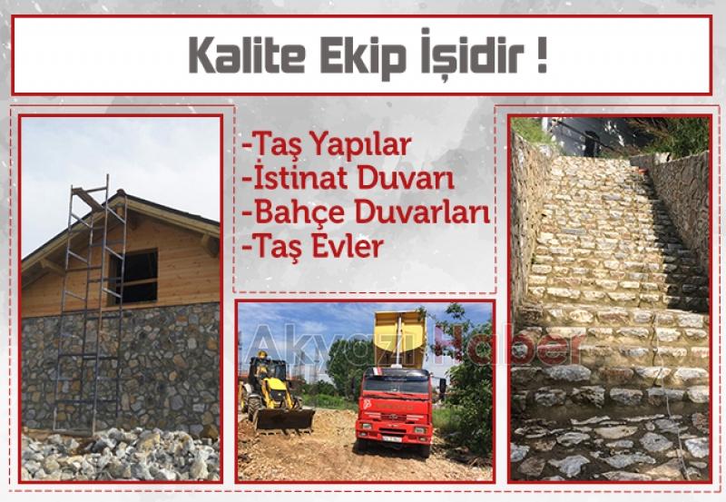 KALİTE EKİP İŞİDİR EKİP İNŞAAT TAŞ DUVARDAKİ GÜVENİLİR ADRESİNİZ