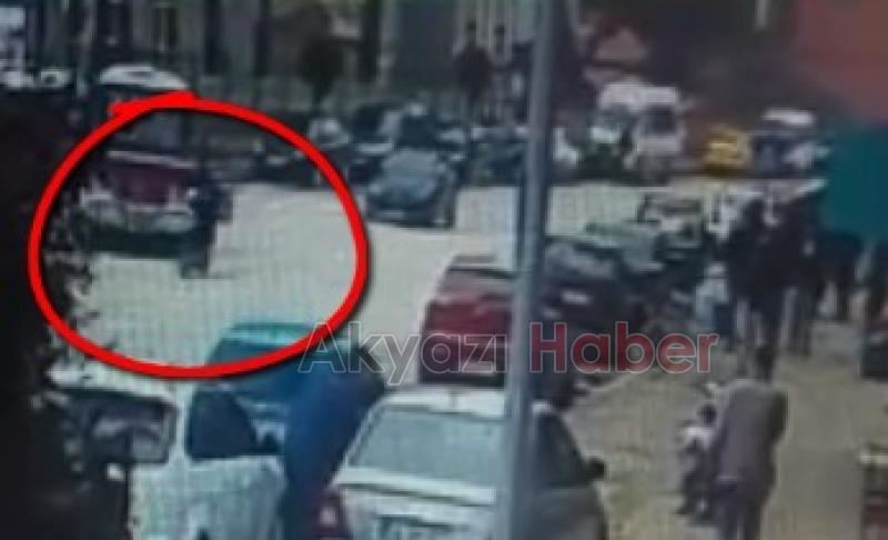 Kamyonet Motosiklete Çarptı