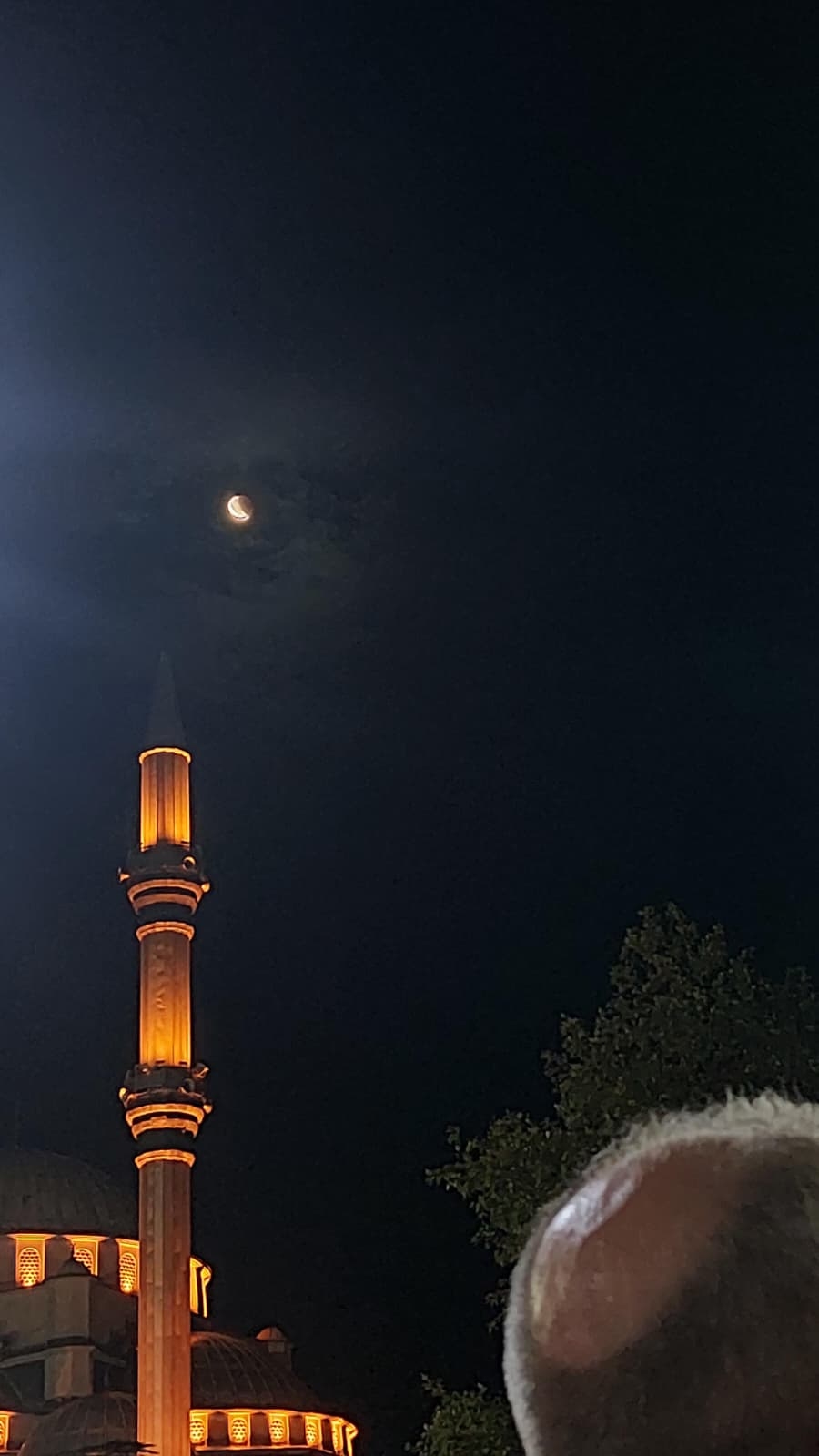 Kanlı ay tutulması böyle görüntülendi